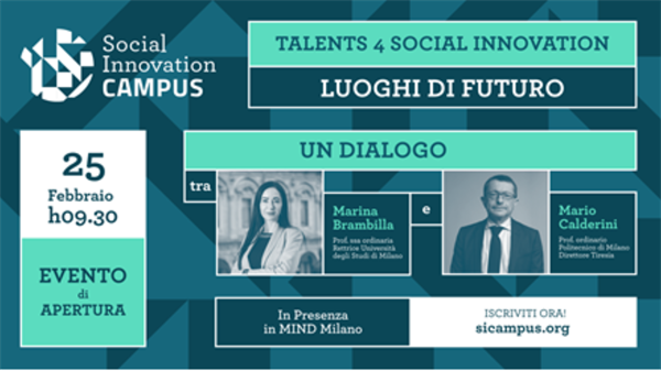 25 febbraio 2026 | Torna il Social Innovation campus. Partecipa all’evento di apertura