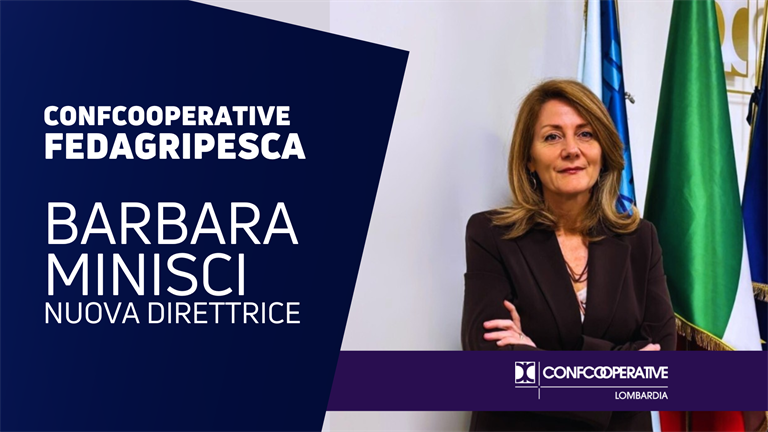 Perini, buon lavoro a Barbara Minisci nuova direttrice di Confcooperative FedagriPesca