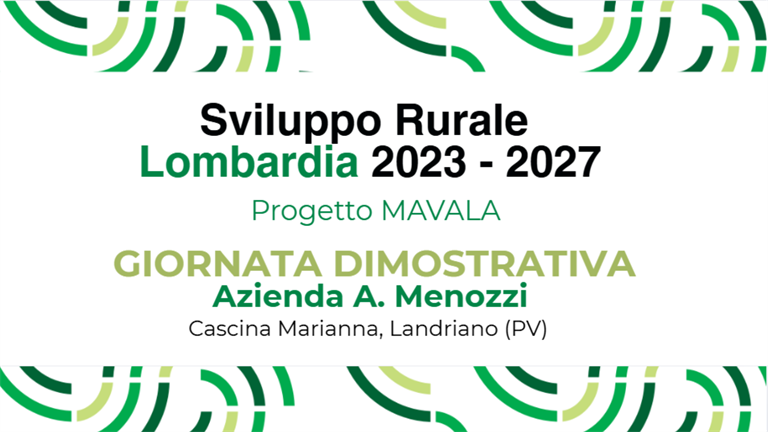 Progetto MAVALA | Giornata dimostrativa all'Azienda A. Menozzi