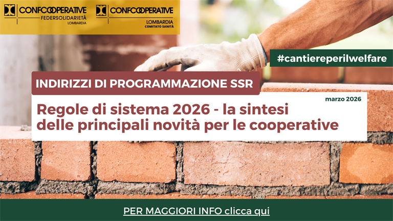 Regole di sistema 2026 - la sintesi delle principali novità per le cooperative