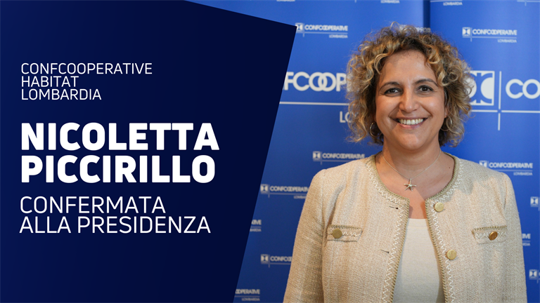 Confcooperative Habitat, Nicoletta Piccirillo confermata alla presidenza