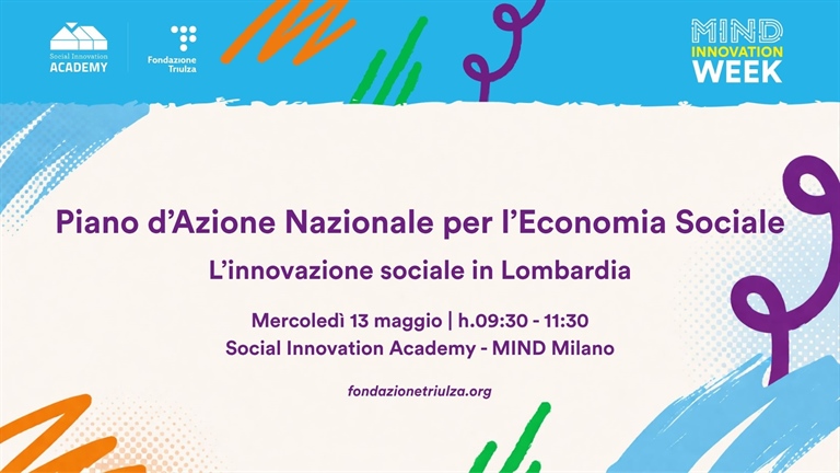 13 maggio | Piano nazionale dell’economia sociale: a Milano il confronto sulle opportunità per la Lombardia