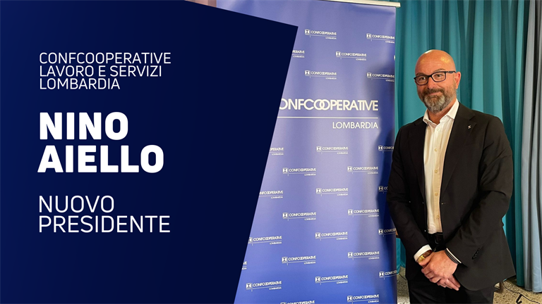 Nino Aiello eletto nuovo presidente di Confcooperative Lavoro e Servizi Lombardia