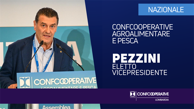 Confcooperative Agroalimentare e Pesca, Pezzini nominato vicepresidente