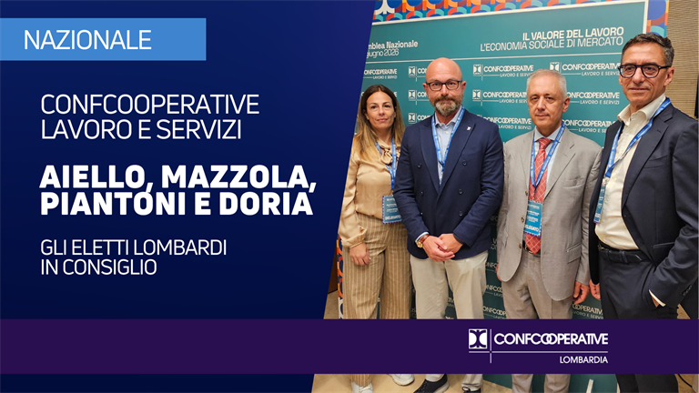 Confcooperative Lavoro e Servizi, gli eletti lombardi al Consiglio