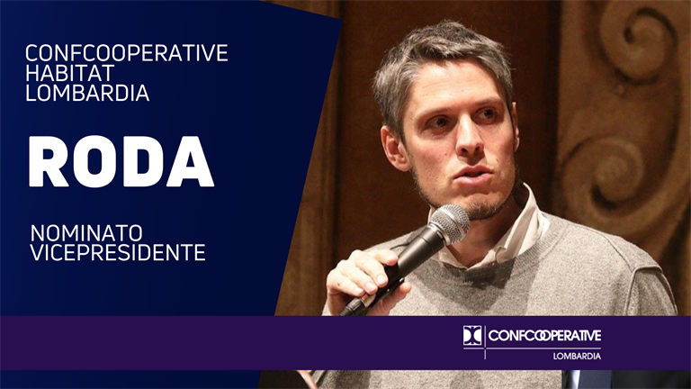 Confcooperative Habitat Lombardia: Michele Roda nominato vicepresidente