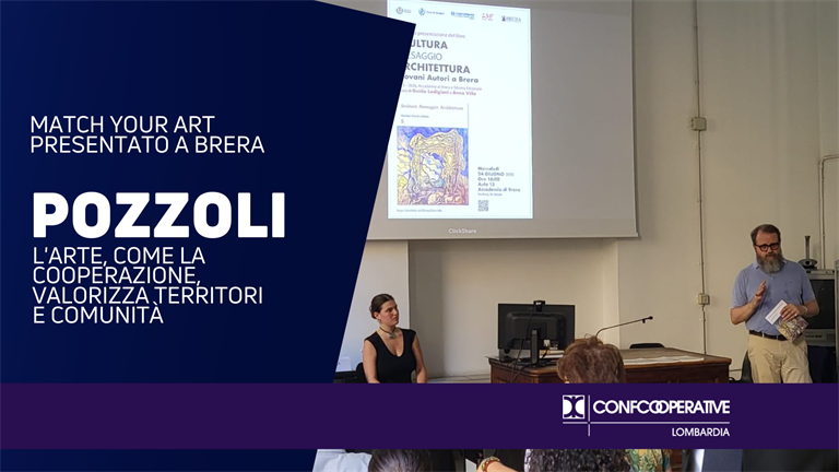 Pozzoli: "Con Match Your Art le cooperative si riscoprono attraverso lo sguardo dell'arte"