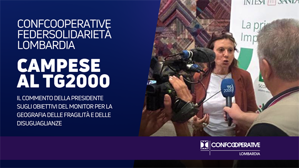 Monitor per la Geografia delle Fragilità e delle Disuguaglianze, Campese ai microfoni di Tg2000