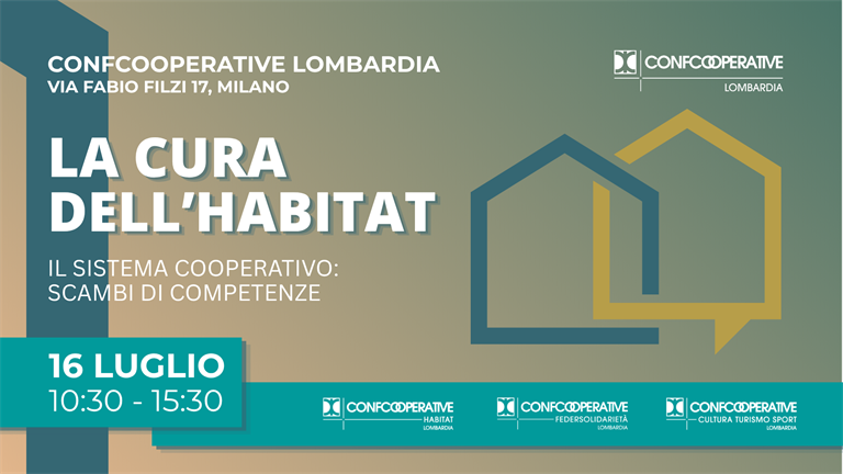 Cura dell'habitat: il 16 luglio nuovo appuntamento sul tema dell'abitare