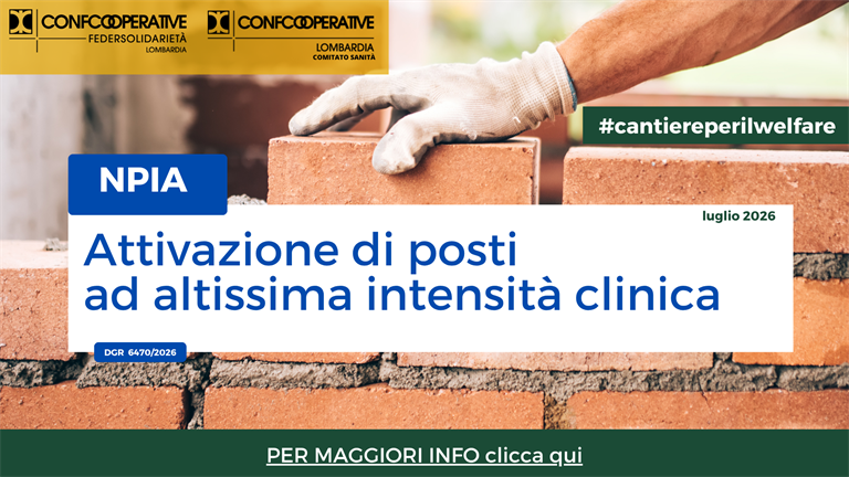 NPIA - Attivazione di posti ad altissima intensità clinica