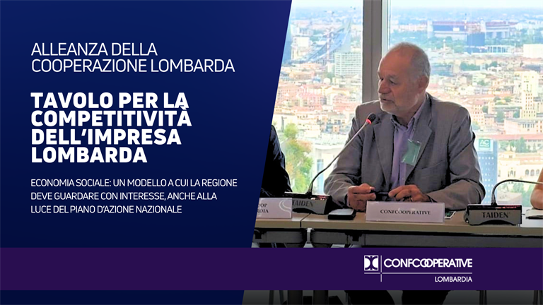 Tavolo per la Competitività dell’impresa lombarda, Minelli: “Invitiamo la Regione a guardare con interesse al modello dell’Economia sociale”