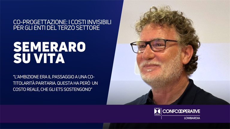 Co-progettazione ed Ets: l'analisi di Salvatore Semeraro su Vita
