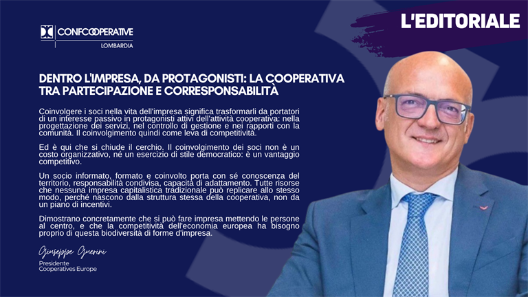 Dentro l'impresa, da protagonisti: la cooperativa tra partecipazione e corresponsabilità