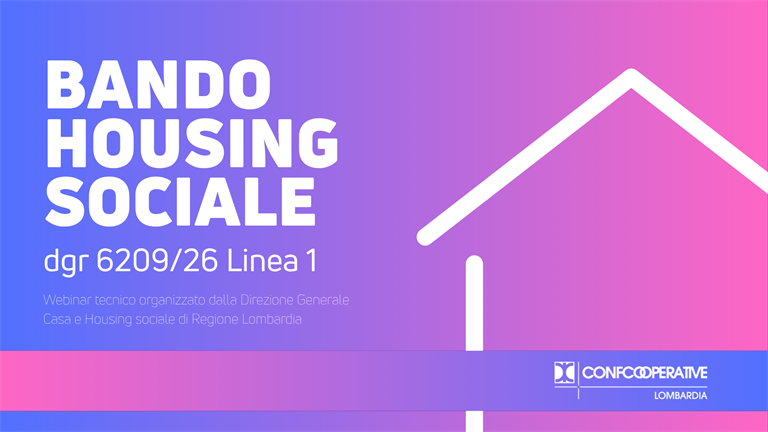 Presentazione criteri bando housing sociale dgr 6209/26 linea 1 - webinar tecnico