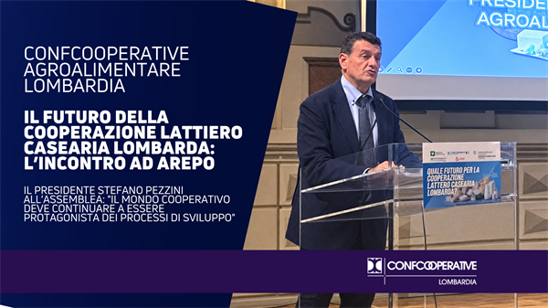 Assemblea AREPO, Pezzini: "Il mondo cooperativo deve continuare a essere protagonista dei processi di sviluppo"