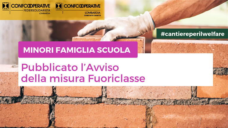 Minori, famiglia, scuola - Pubblicato l'Avviso per la misura Fuoriclasse