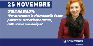 Giuliana Baldin: per contrastare la violenza sulle donne...