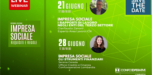 A giugno i nuovi webinar sull'impresa sociale