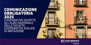 Cooperative di Abitazione - obbligo di comunicazione annuale...