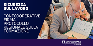 Confcooperative firma il Protocollo regionale sulla...