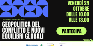 24 ottobre Seminari di Politiké | Geopolitica del conflitto...