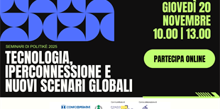20 novembre | Seminari Politikè 2025 - Tecnologia,...