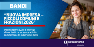 Bando “Nuova Impresa – Piccoli Comuni e Frazioni 2026