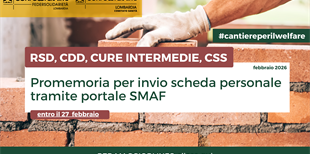Disabilità e anziani -  Promemoria per invio scheda...
