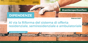 Dipendenze, al via la Riforma del sistema ambulatoriale,...