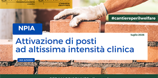 NPIA - Attivazione di posti ad altissima intensità clinica