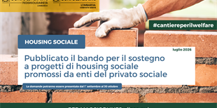 Housing – Pubblicato il bando per il sostegno a progetti di...