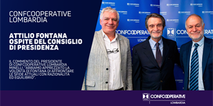 Il presidente Attilio Fontana ospite del Consiglio di...